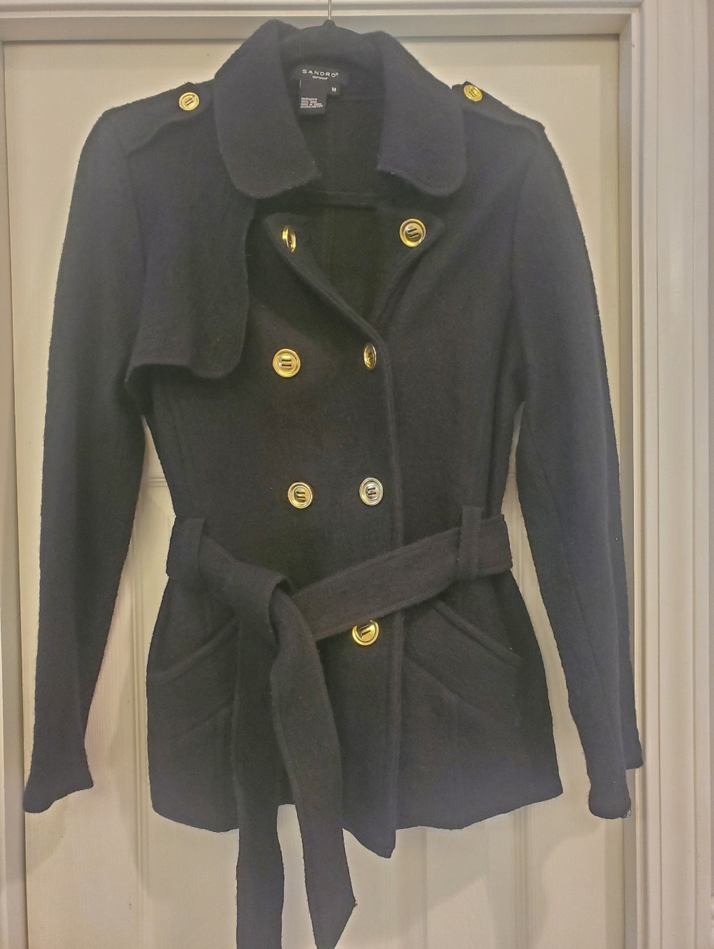 Sandro Sportswear Wool Jacket Size M